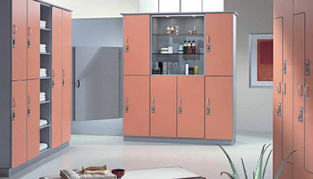 Umkleideschrank für Umkleide in Fitness und Therapie Schränke Spinde